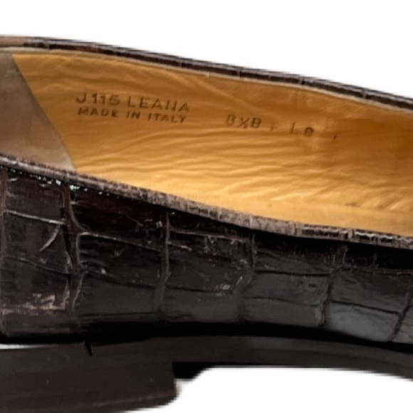 Vintage Coach Brown Leather Penny Loafers Size 8 1/2 B - Picture 7 of 10